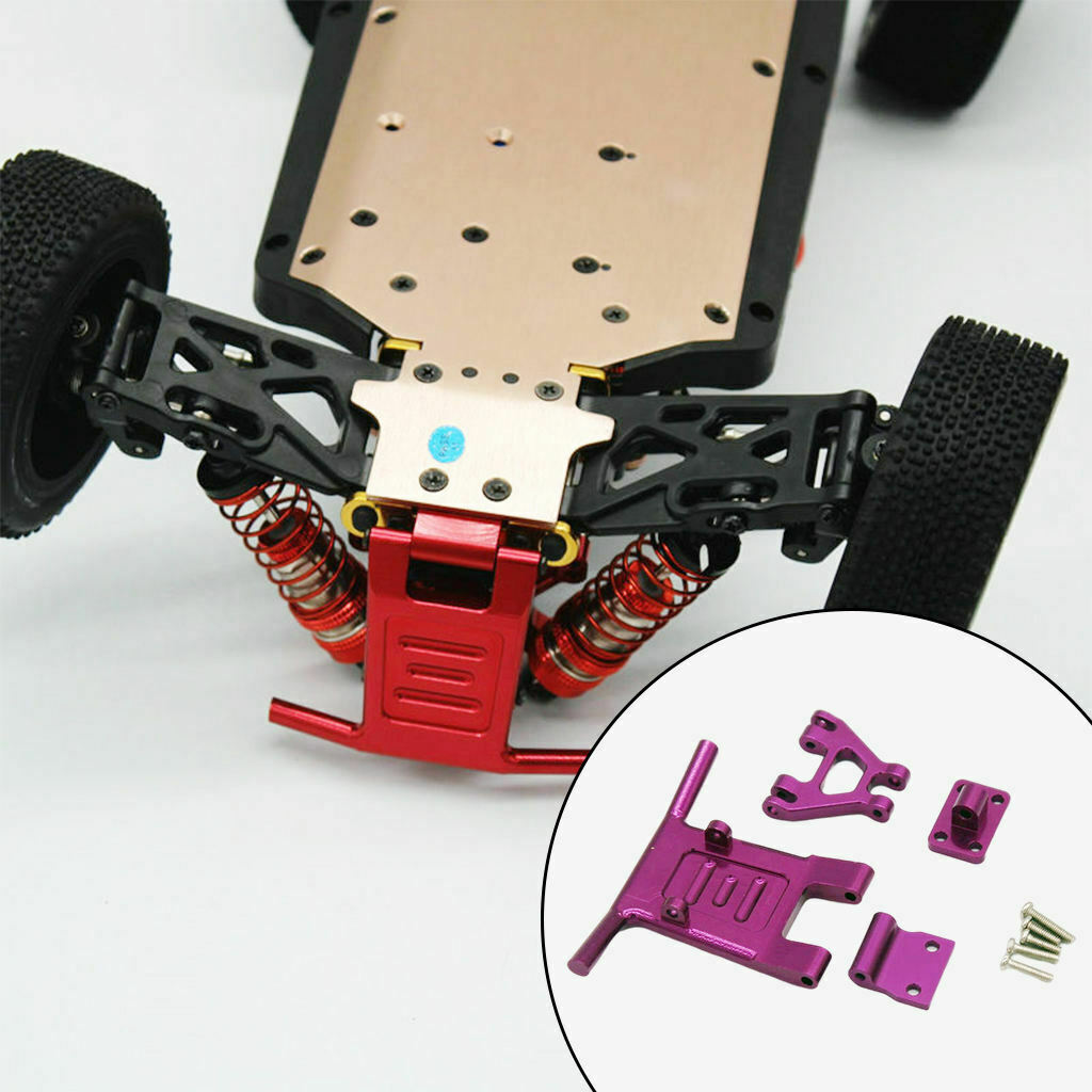 Metal Front Guard & Bumper for 124016 124018 124019 Crawler Car Buggy Purple