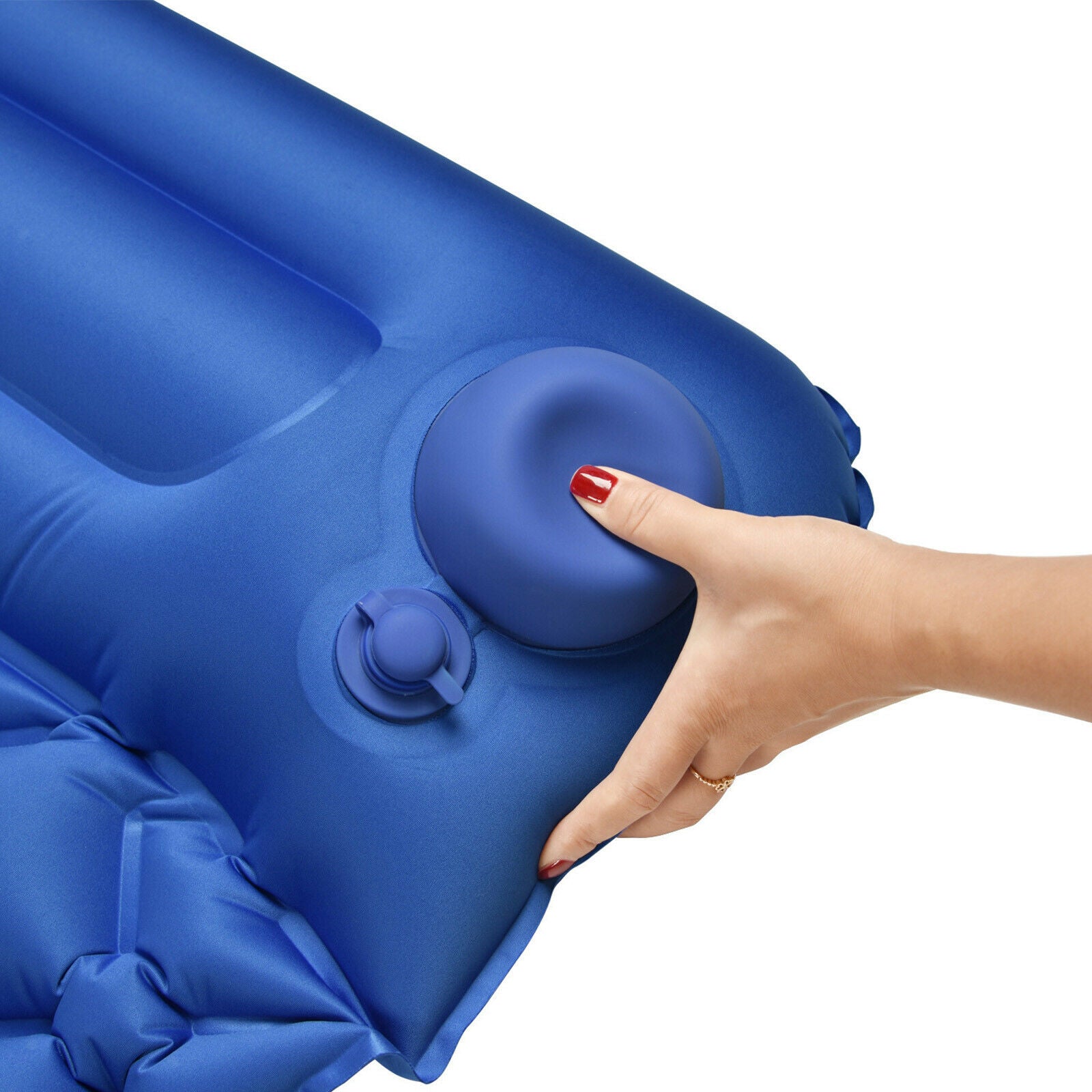 Self Inflating Camping Mat - Widen & Thicken Sleeping Mat Pad with Pillow and