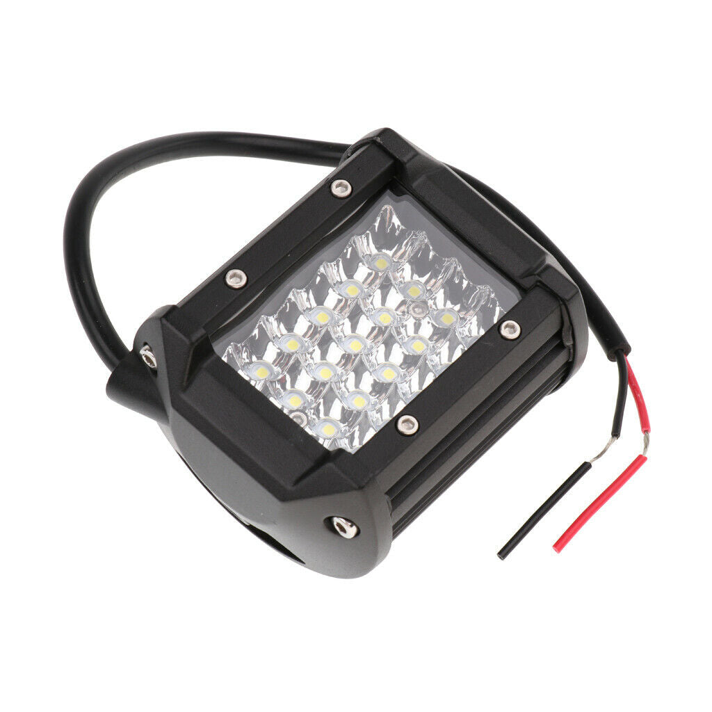 4'' 72W 9-30V Car Boat Truck Quad Row LED Work Light Driving Fog Spot Bulb