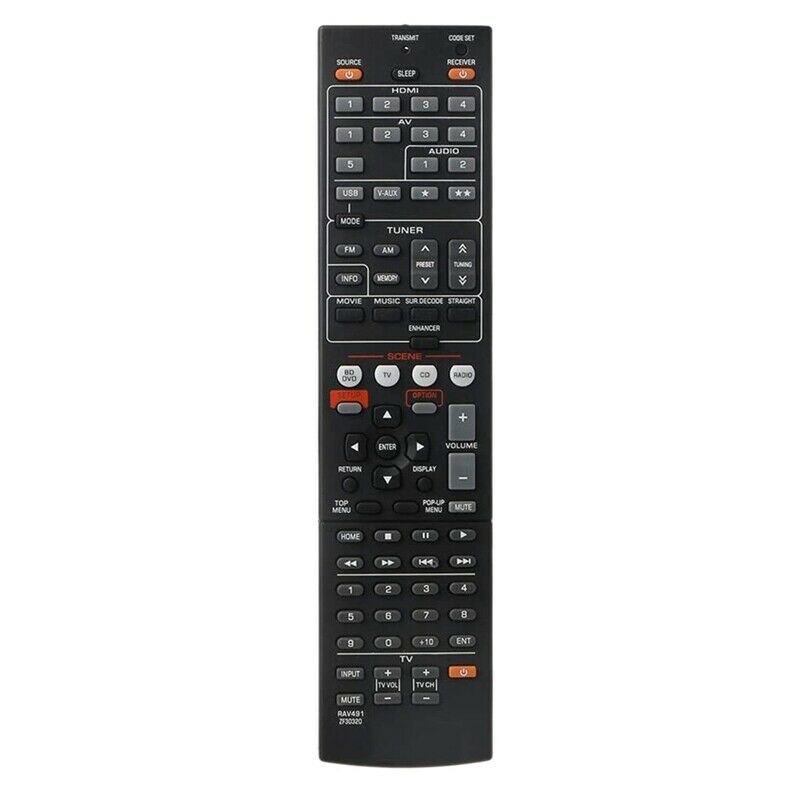 Remote Control for YAMAHA RX-V375 RX-V467 RX-V565 RX-V567 RX-V571 RX-V665 RXT1O7