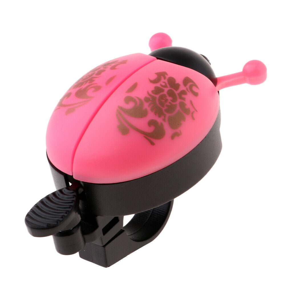 2Pcs/Lot Bicycle Cute Ladybug Bug Bells Horns for Safety Cycling Kids Child Boys