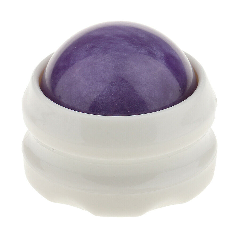Massage Roller Ball Massager Body Foot Neck Stress Release Purple White