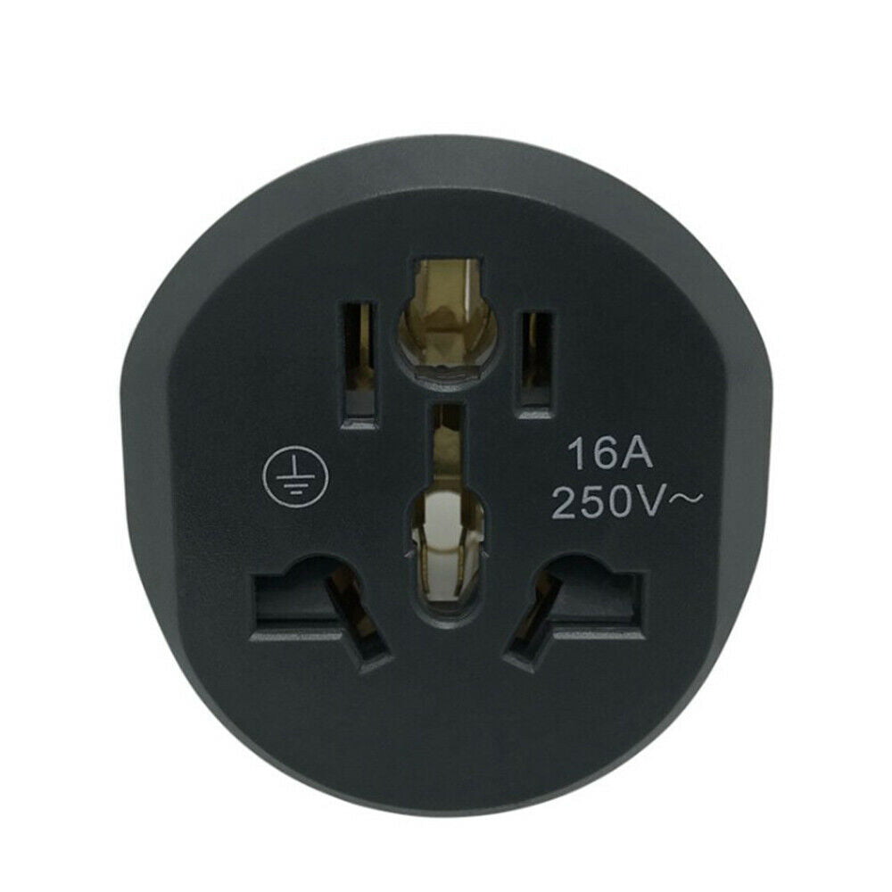 AC 250V 16A 2 Round Pin EU Universal EU Plug Converter Socket AU US UK CN To EU
