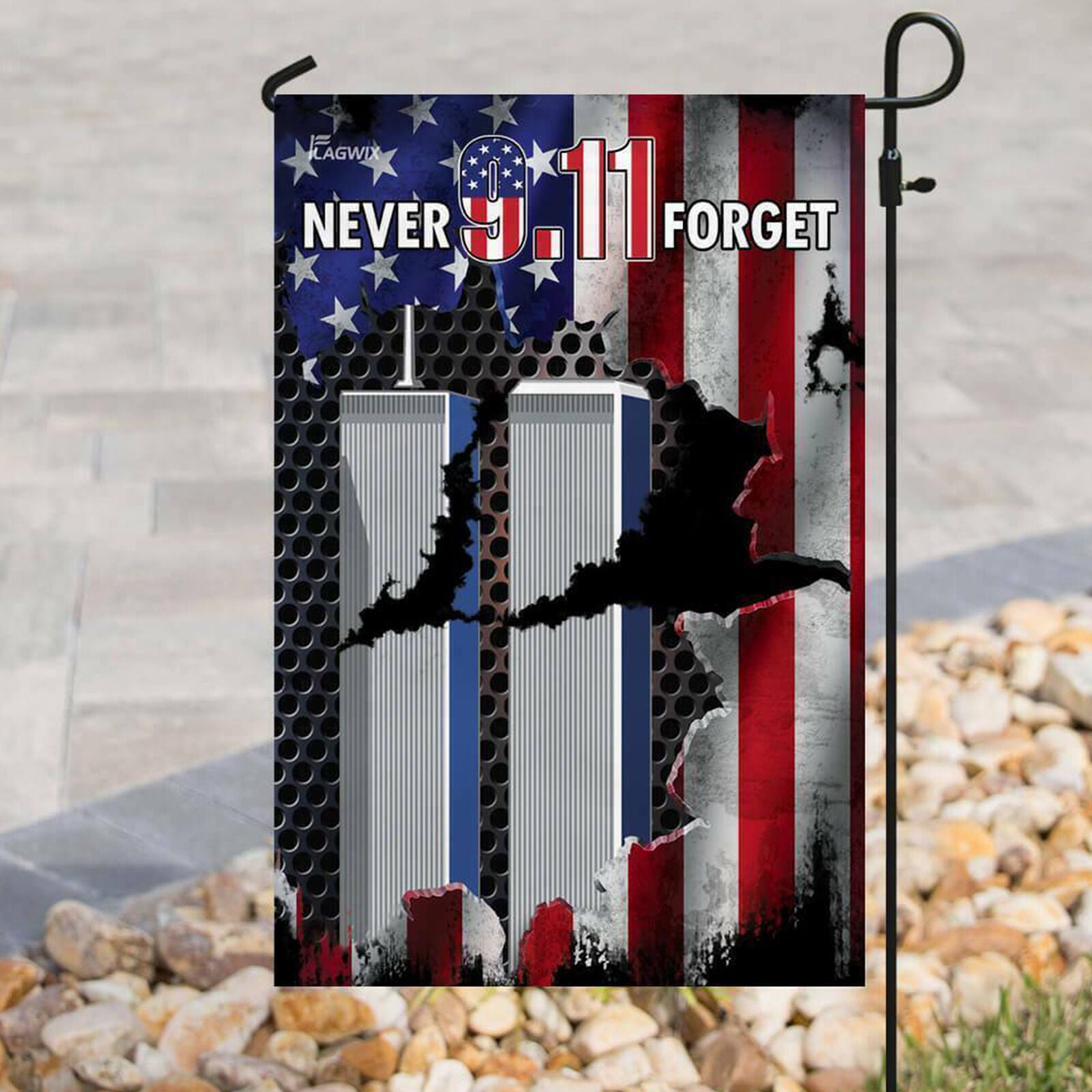 Patriot Day,September 11 Patriots Day, We Will Never Forget, Garden Flag