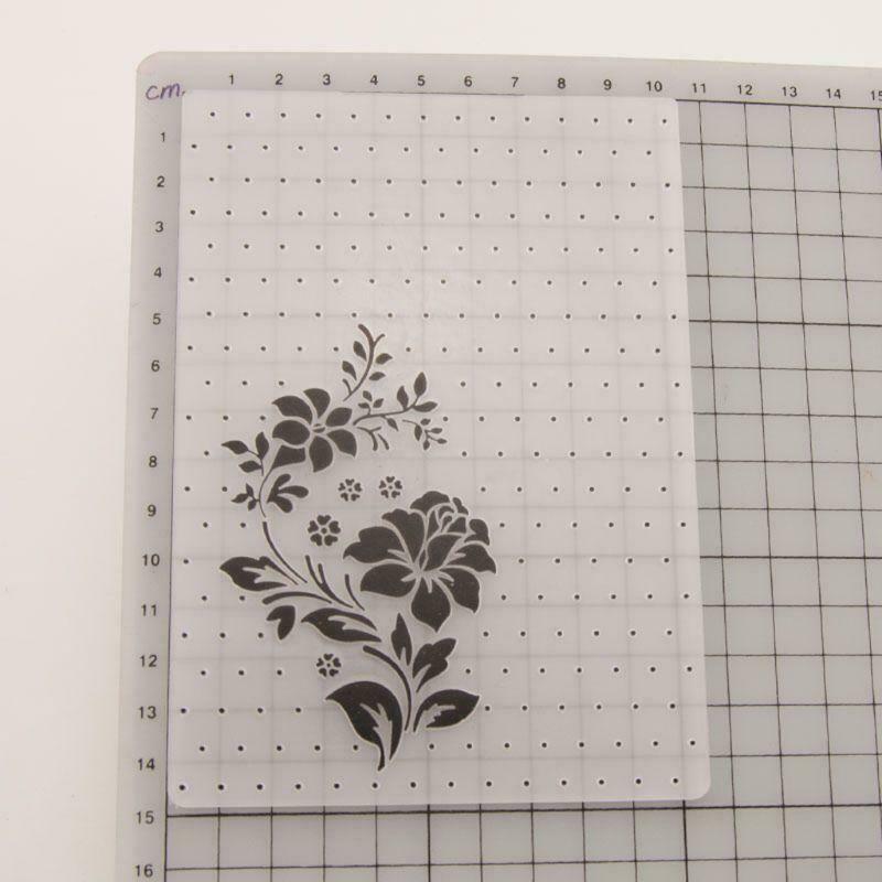 Plastic Embossing Folder Template DIY Scrapbook Photo Album Card Making Crafts