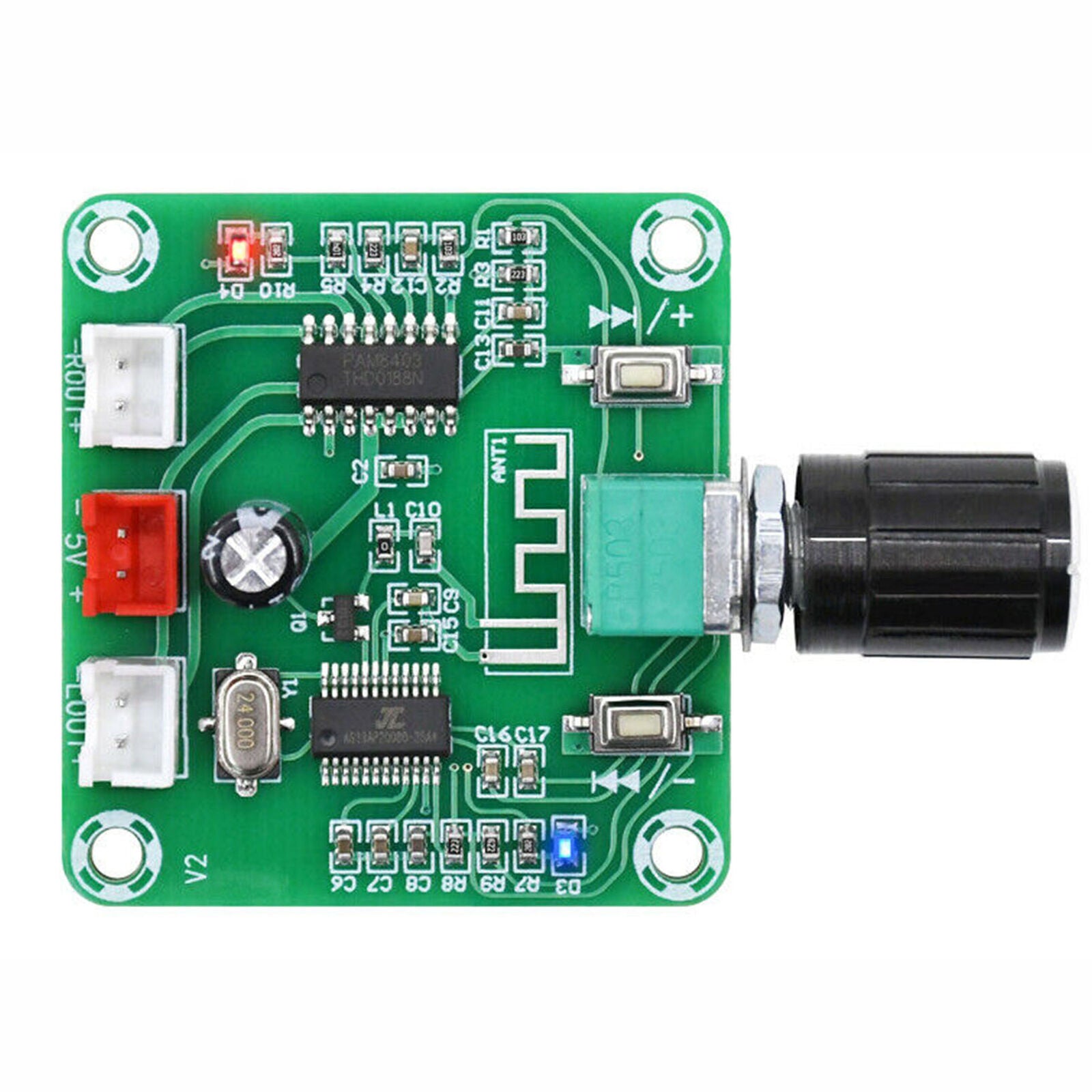 Bluetooth 5.0 HD Amplifier Board PAM8403 Power Wireless Dual Channel Stereo 2*5W