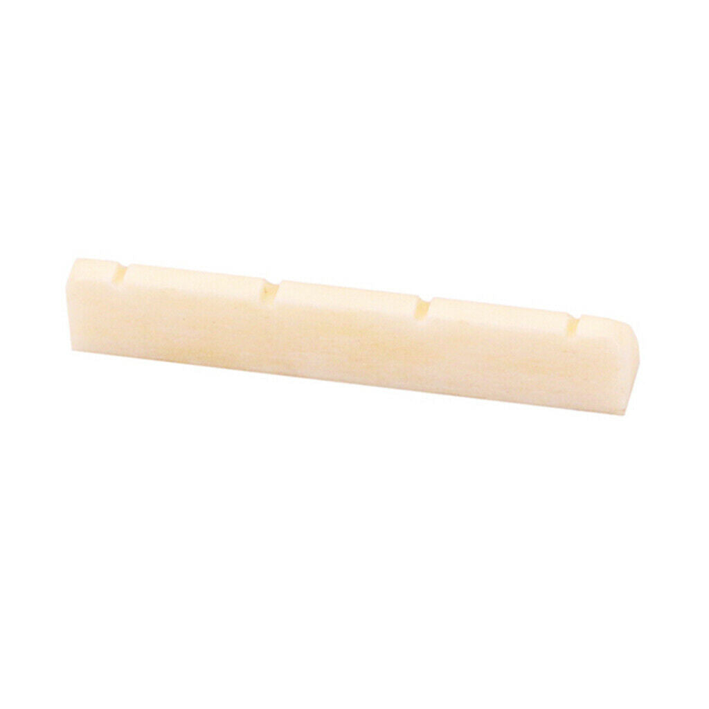 5 Pieces Bridge Slotted Nut for 6-String Electric Guitar Part