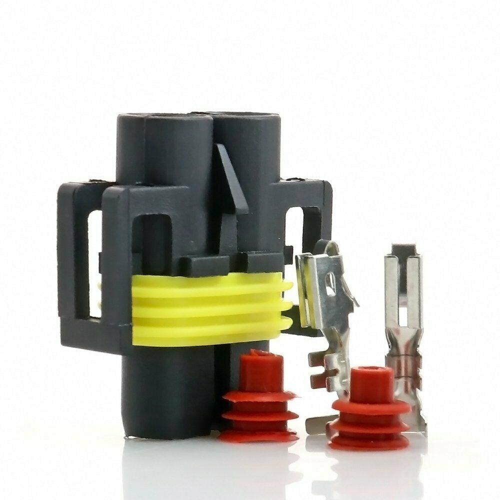 2X H8 H9 H11 HID Bulb Connector Female Socket Plug fit Xenon HID H27 880 881