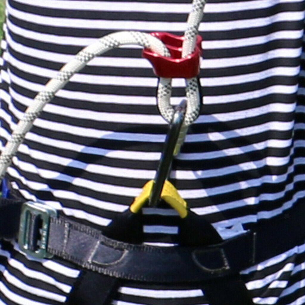 25KN Rock Climbing Tree Carving D Shape Auto Locking Carabiner Equipment