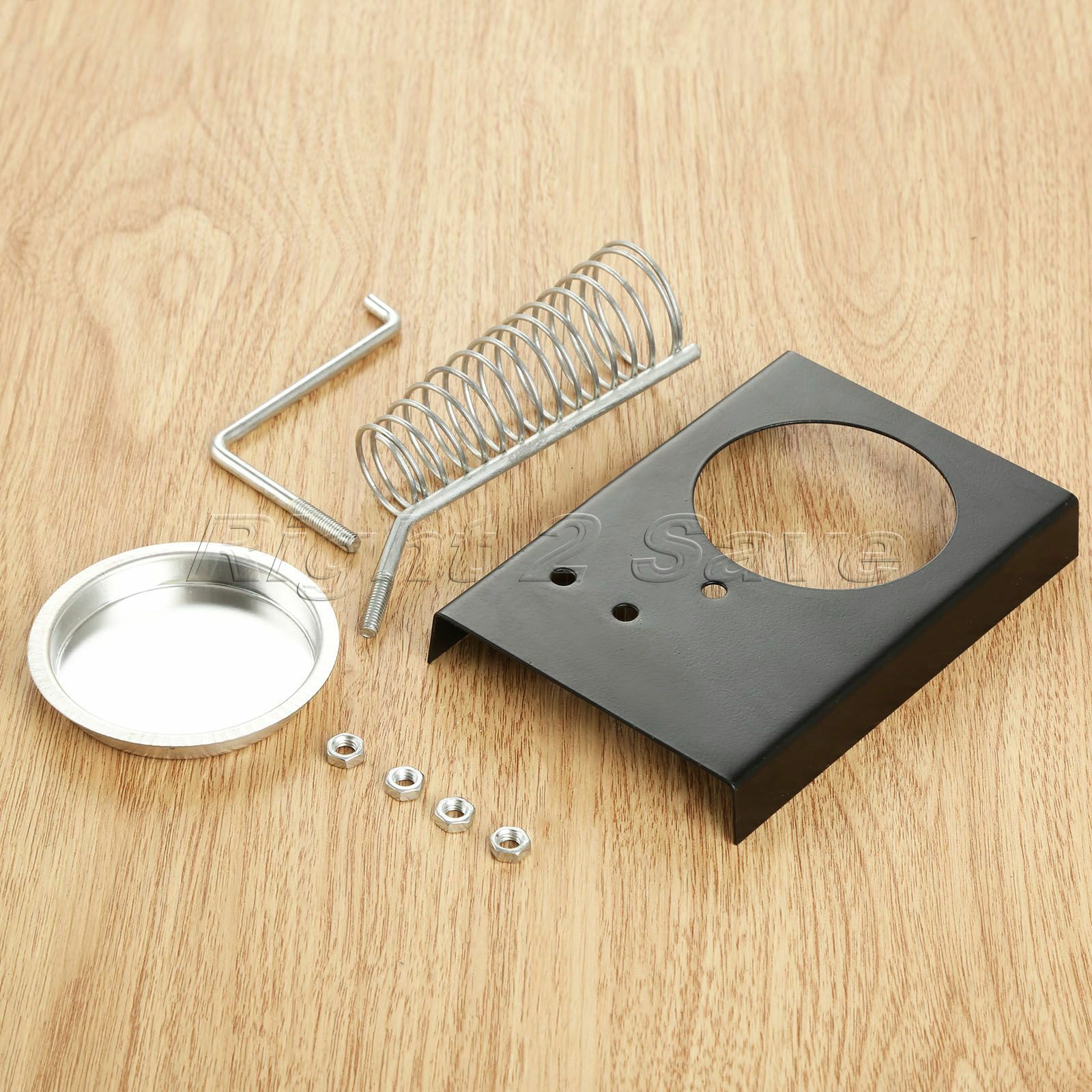 Soldering Iron Stand 5.04"*3.43" Metal Bottom Iron Two Grids Electric Iron Rack