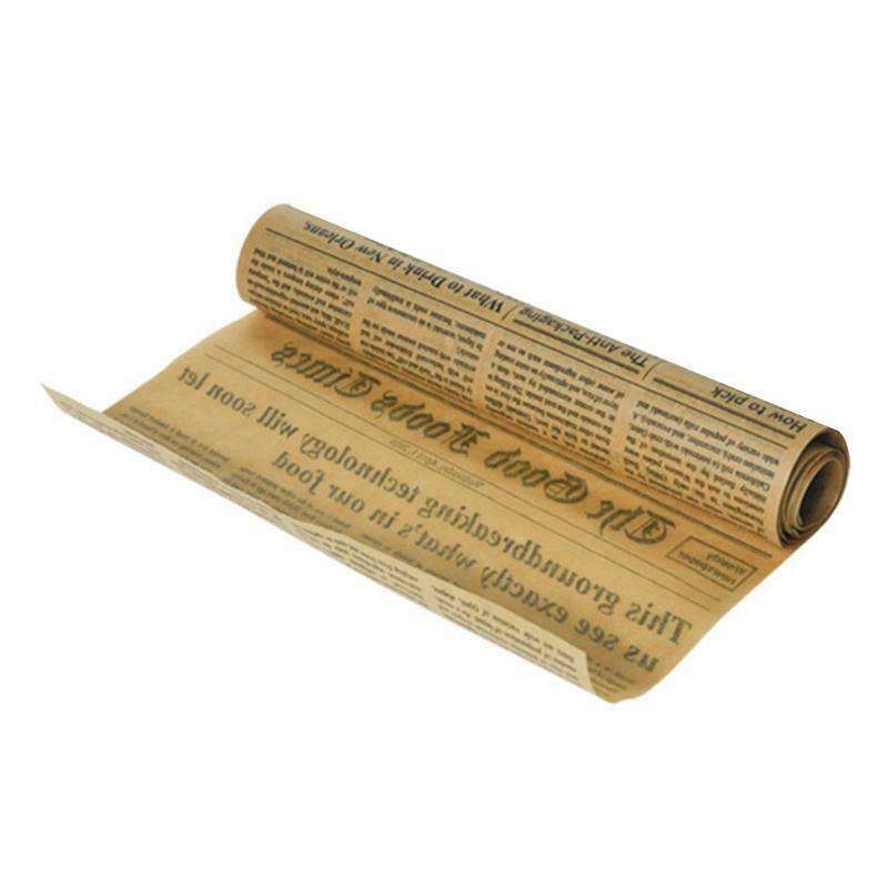 Non Stick Baking Paper Newspaper Style Oil Proof Oilpaper for Oven Pastry Bread