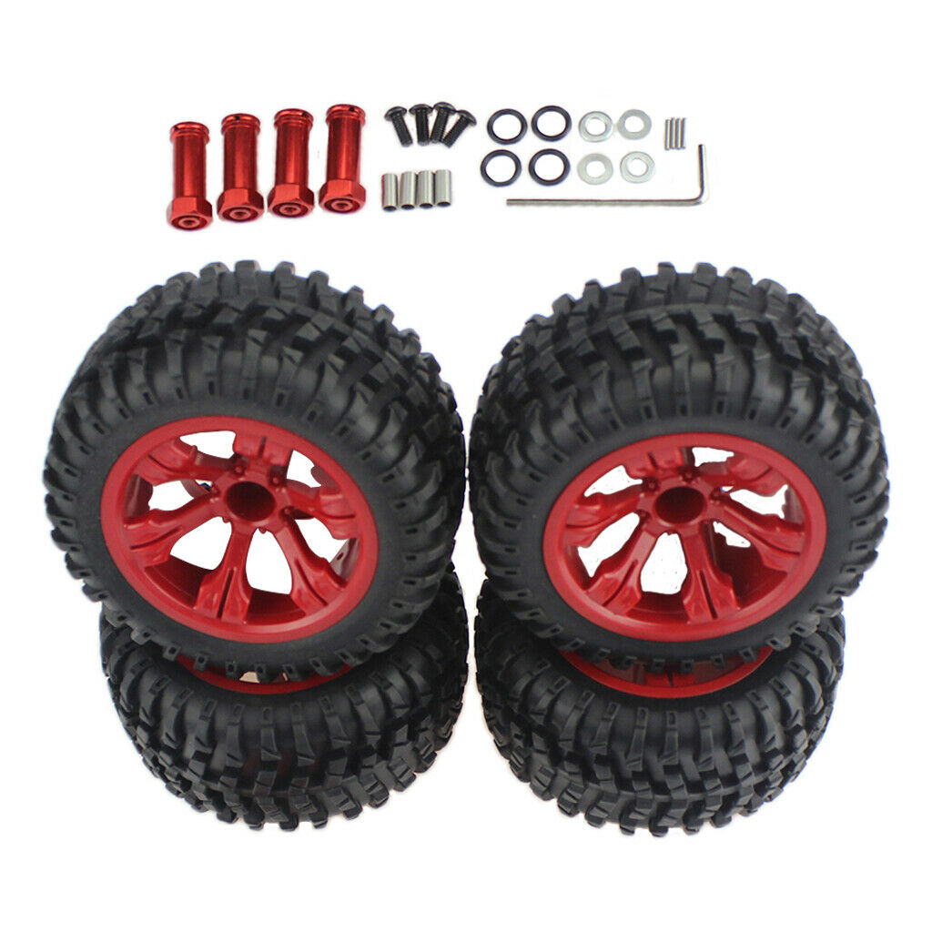 RC 110mm Tire & Hub Extension Combiner for WLtoys 144001 124019 RC Car Parts