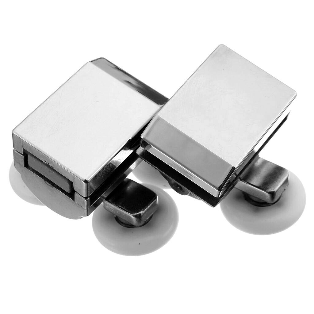2Pcs 23mm Shower Door Rollers / Rollers / Wheels Twin Tops for Sliding Doors