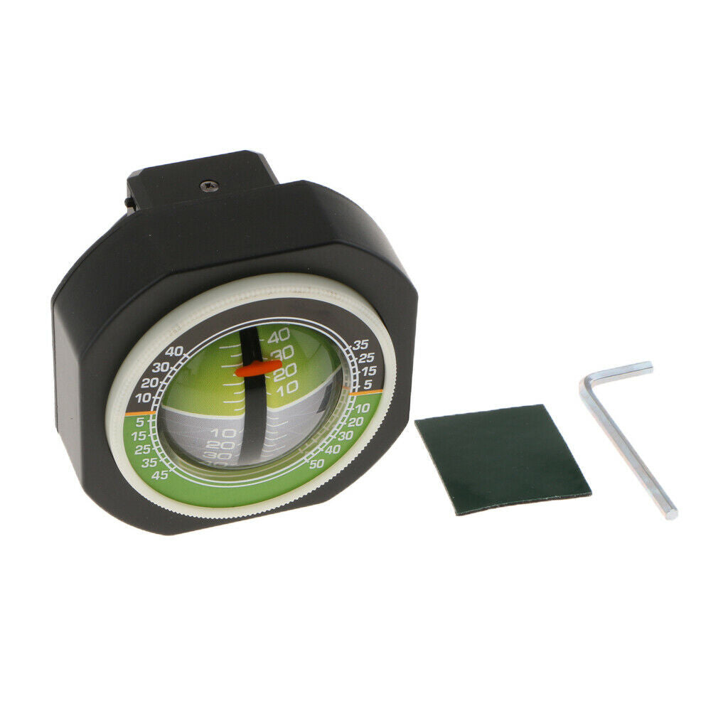 Car Level Meter Declinometer Gradient Inclinometer Angle Built-in LED