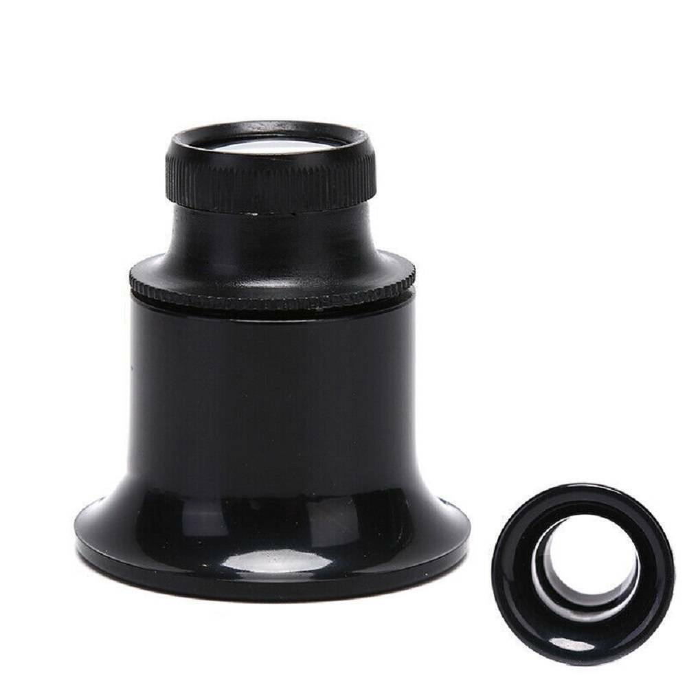 20X Pocket Magnifying Glass Jewellers Loupe Jewellery Eye Lens Magnifier Loop US