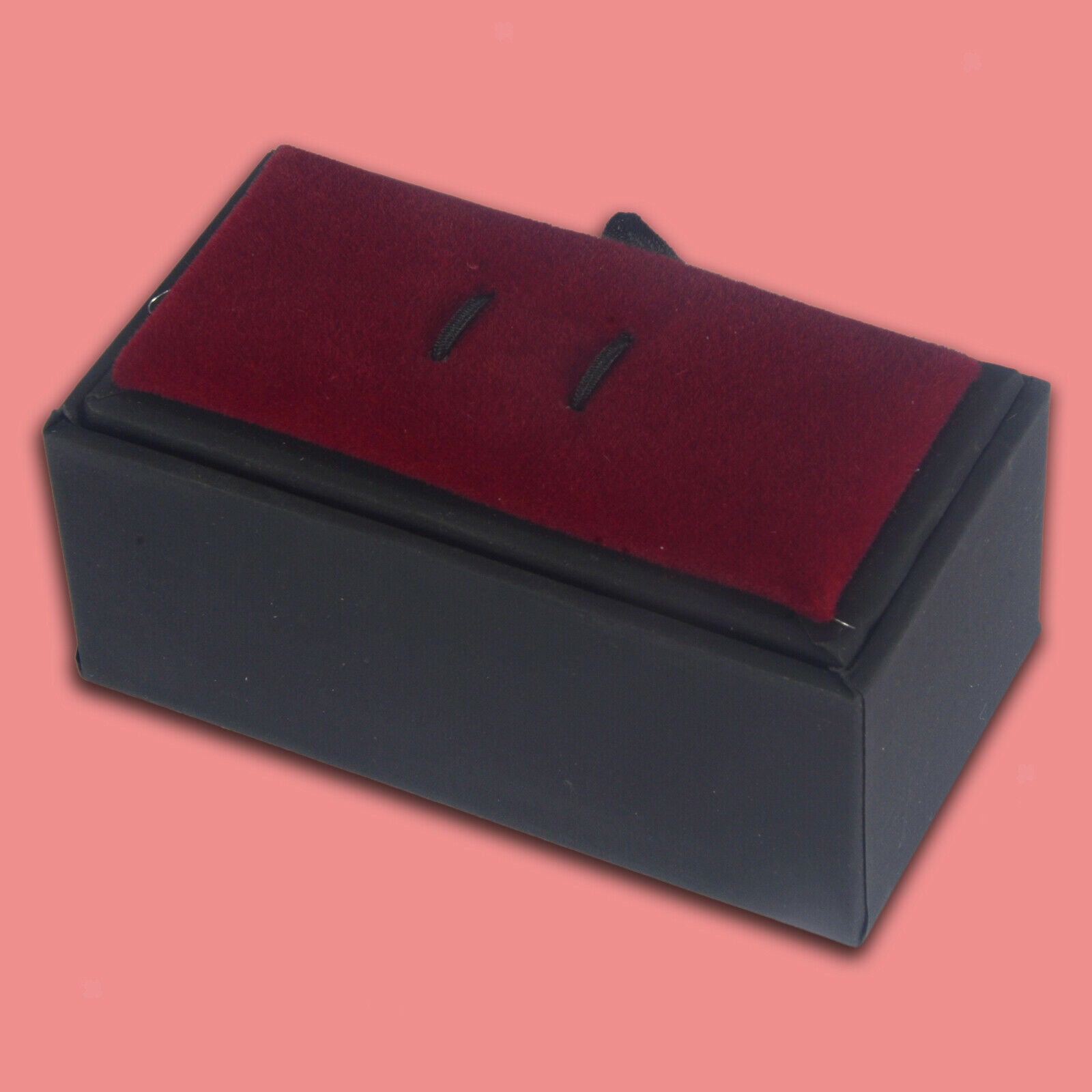 Black Gift Box Men Jewelry Case For Tie Clip Collar Bar Storage Display Box