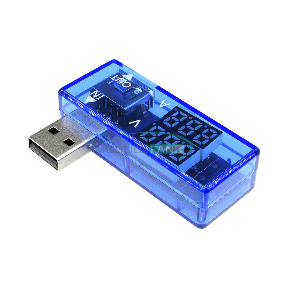USB Bluetooth Dual LED Tester Current Voltage Voltmeter Ammeter Detector Monitor