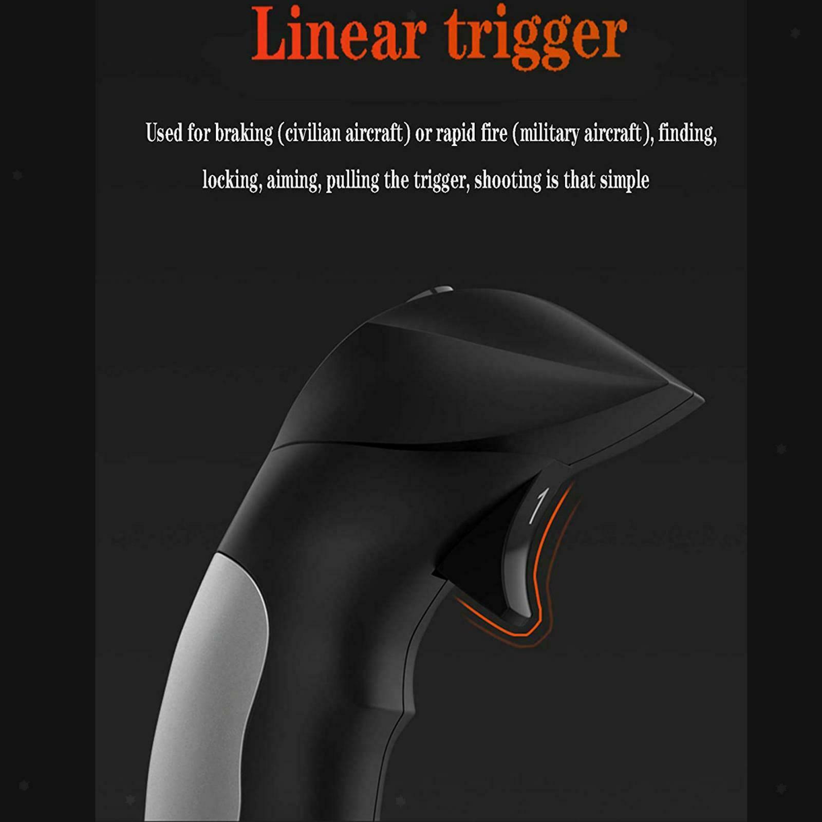 USB Wired Flight Stick Joystick Controller for PC flight Simulation Games