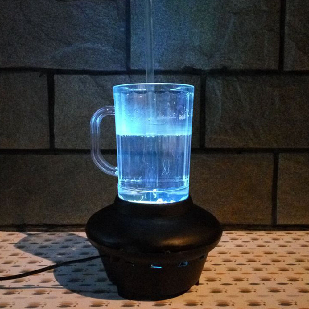 Home Decor LED Magic Faucet Mug Colorful Light Water Floating Fountain Faucet BD