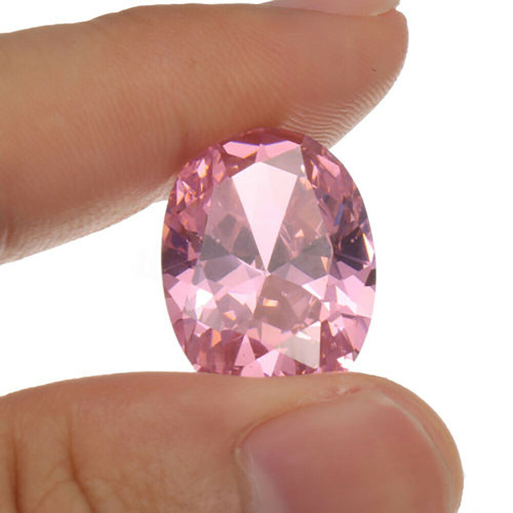 PINK UNHEATED 31.10CT SAPPHIRE 15X20MM DIAMOND EMERALD CUT LOOSE GEMSTONES AAAA+