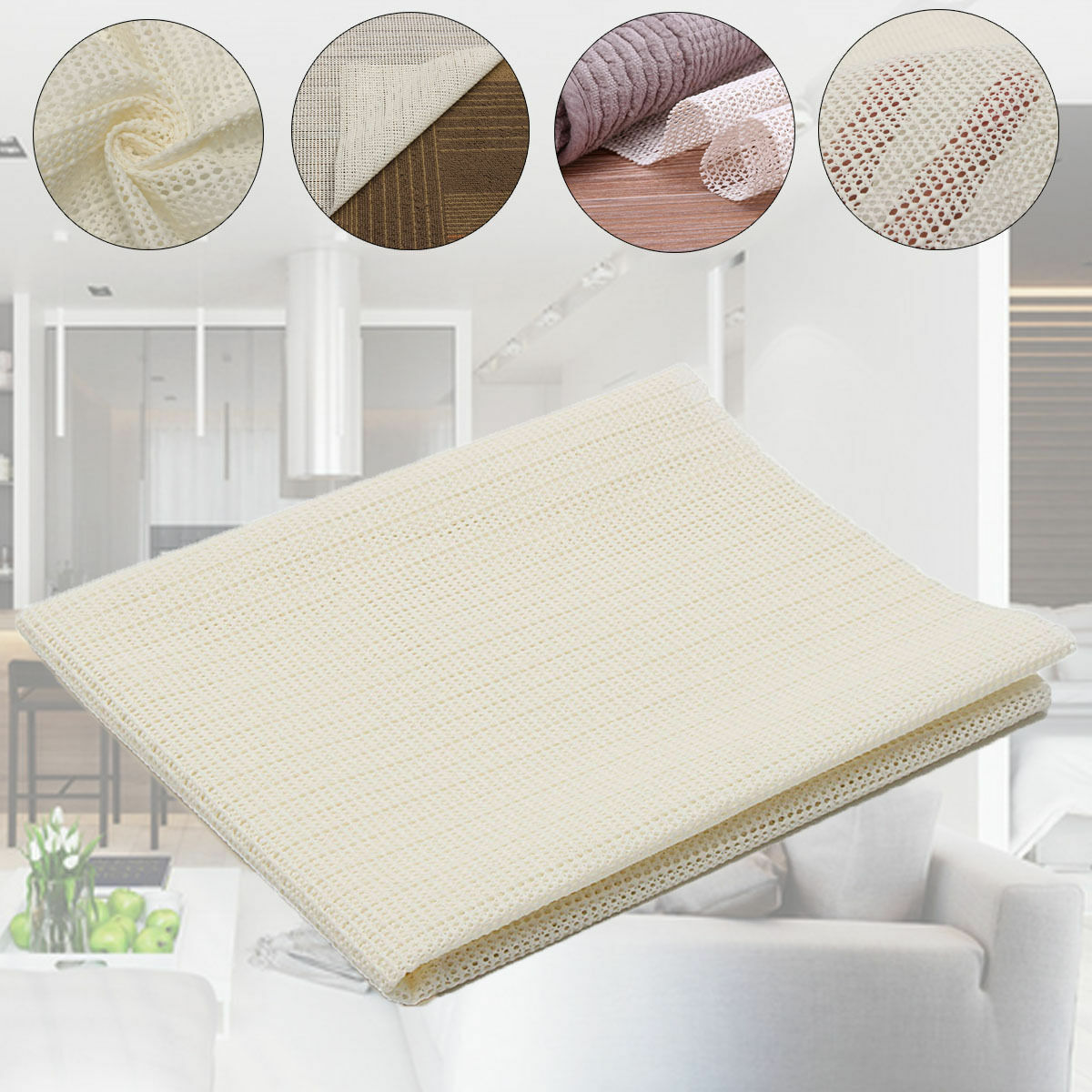 Anti-Slip Rug Carpet Mat Runner Anti Skid Home Room Bath Underlay 60x100cm