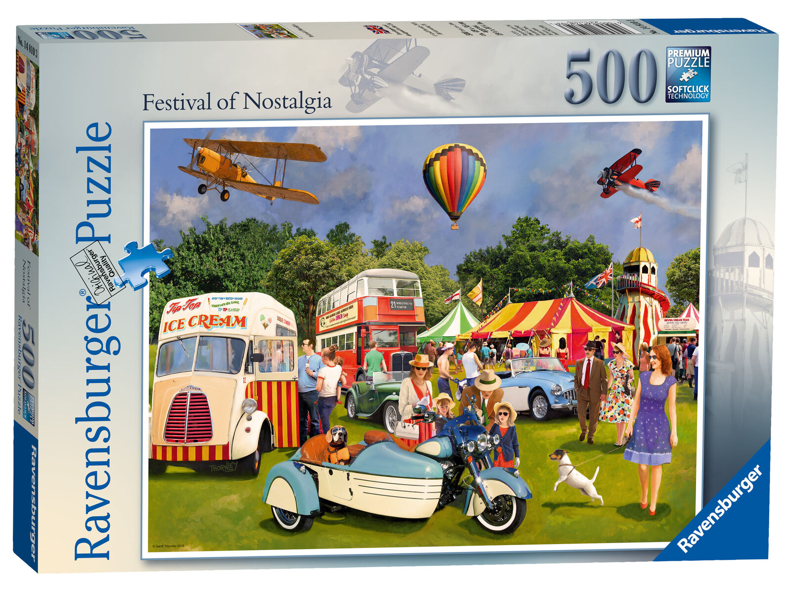 14810 Ravensburger Festival of Nostalgia Jigsaw Puzzle 500 Pieces Age 10+ Years
