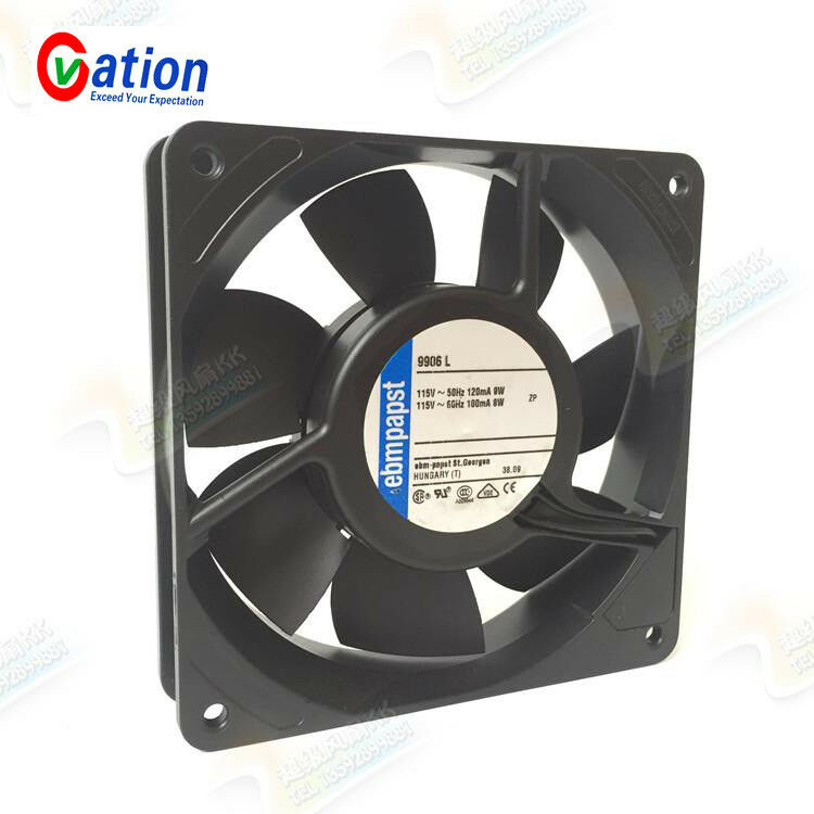 For  9906L AC Cooling fan 115V 8W/9W 0.1/0.12A 120*120*25MM
