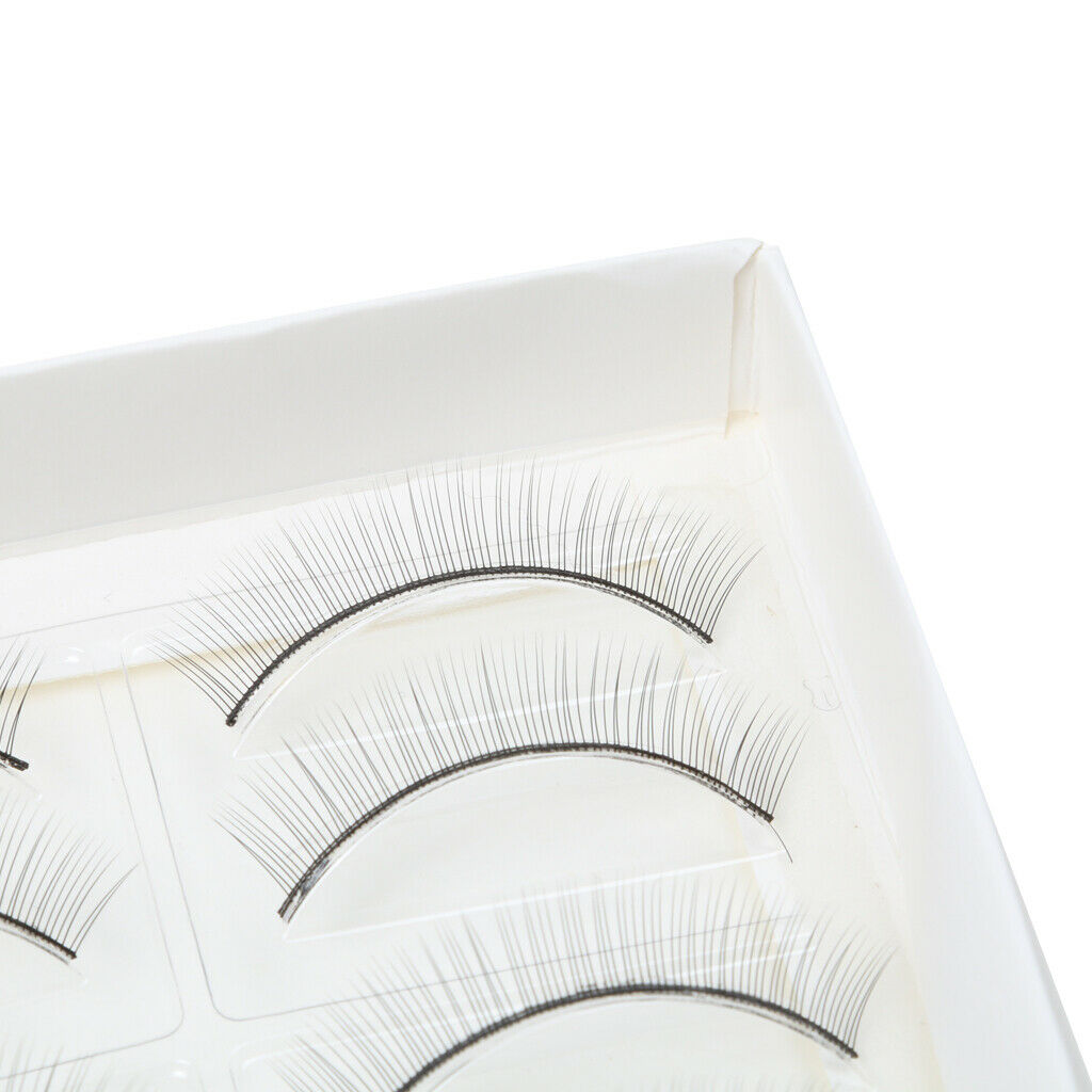 10 Pairs Makeup Training Lashes for Beginner Eyelash Extension Practice 7MM