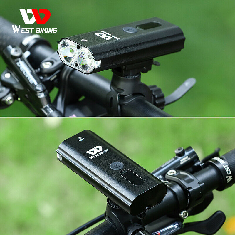Bicycle Light USB Rechargeable Headlight Cycling LED Flashlight Lamp Waterproof