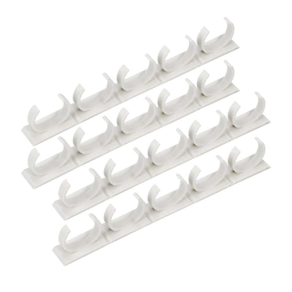 4pcs Self Adhesive Grip Spice Racks for 20 Spice Jars Kitchen Oragnizer