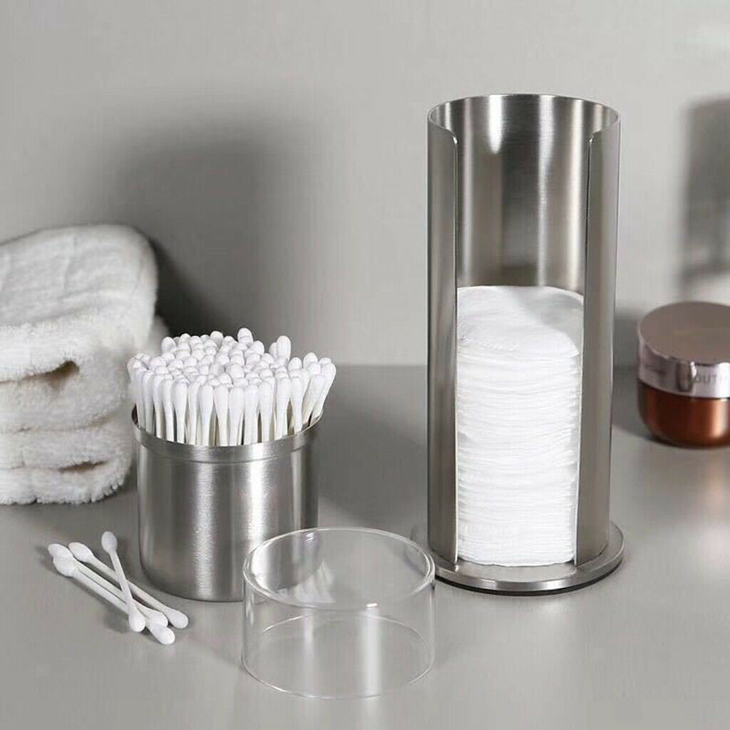 Makeup Organizer Cotton Swab Holder Cosmetic Makeup Pads Storage Box