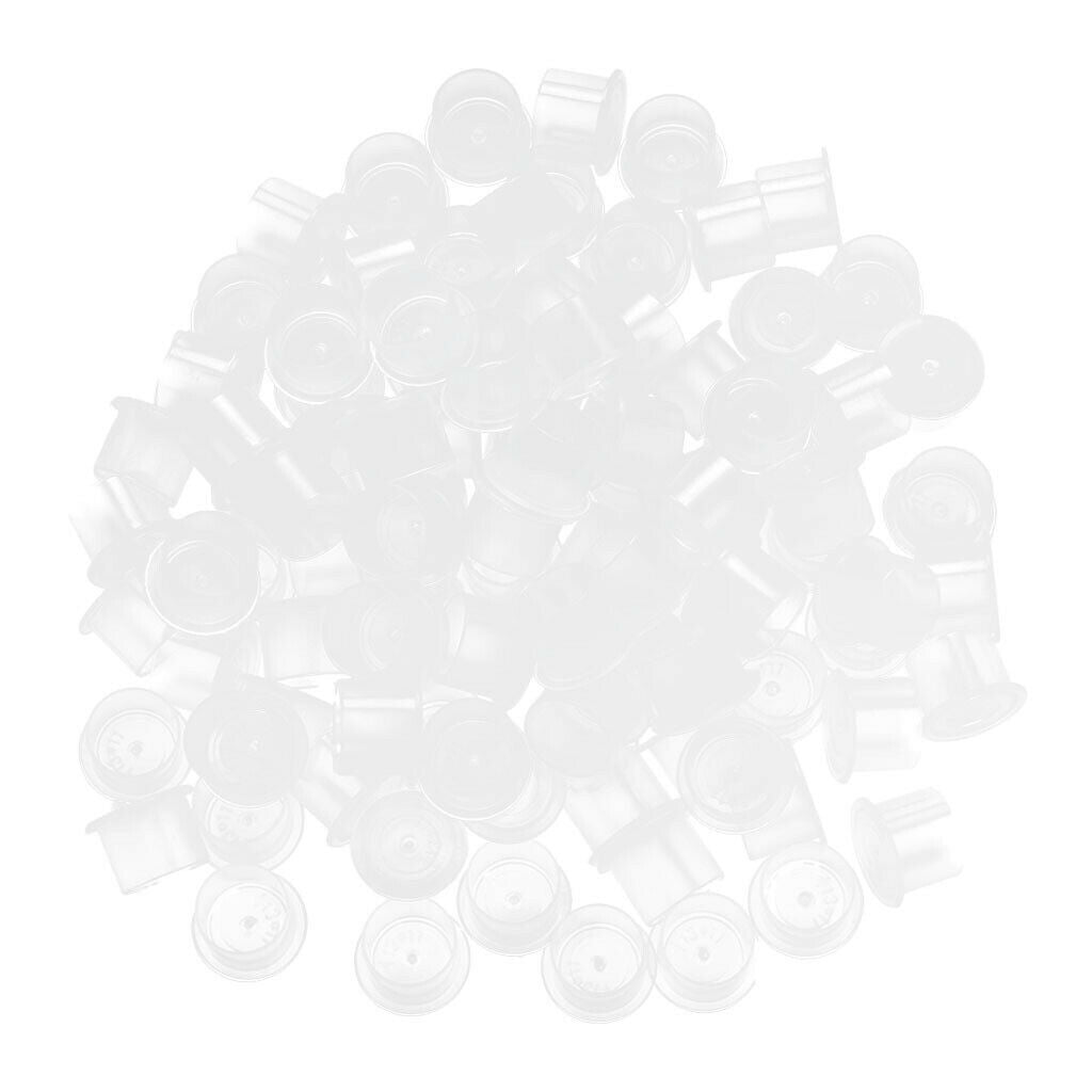 Lots Disposable Plastic Tattoo Cup Pot Pigment Ink Holder Medium Size 500pcs