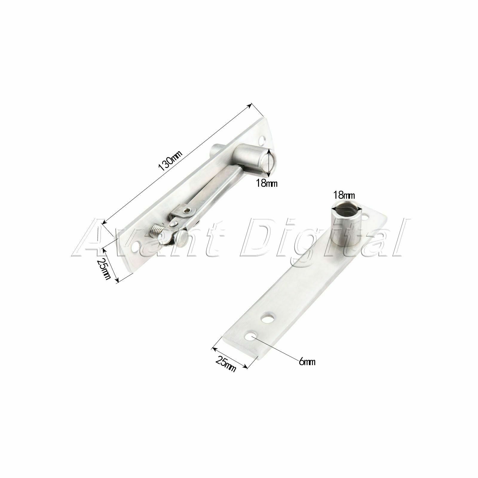 360°Rotatable Heavy Duty Door Top Bottom Pivot Hinge Steel Door Hinge Hardware