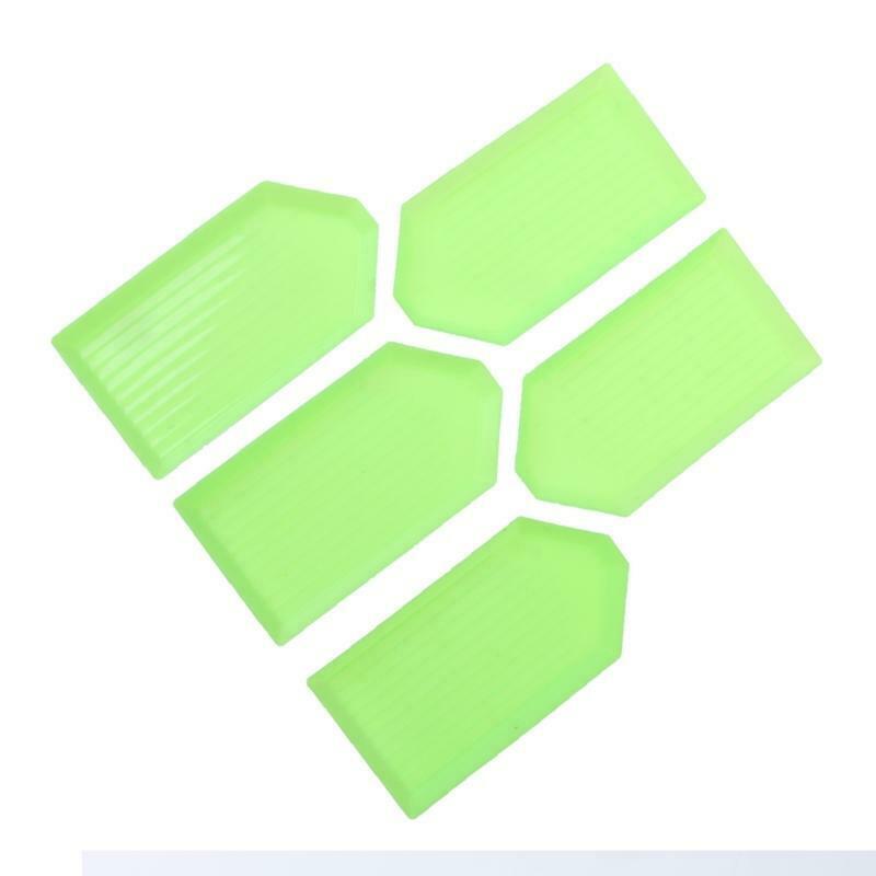 5Pcs DIY 5D Diamond Painting Rhinestone Plate Tray Embroidery Cross Stich Tool