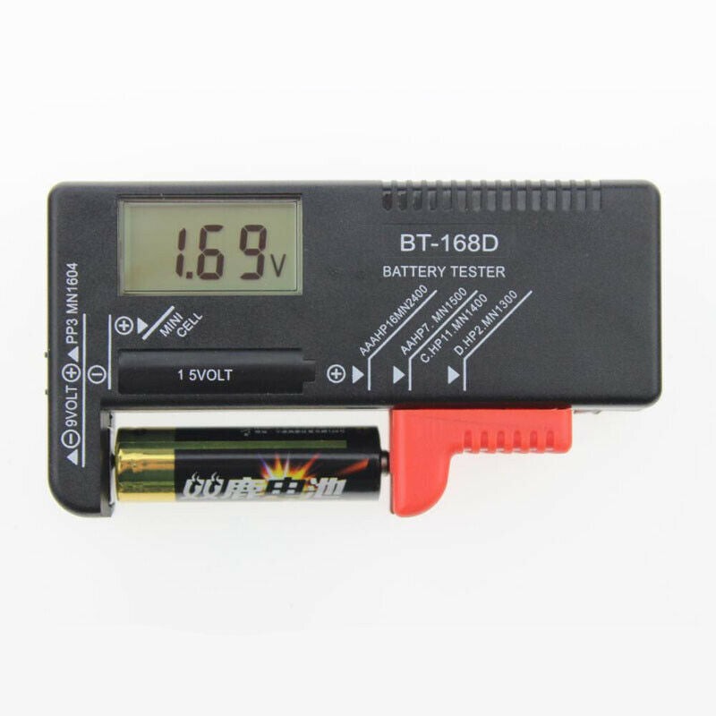 Lithium Battery Capacity Tester Testing Equipment LCD Display  for LR44 9V AAA