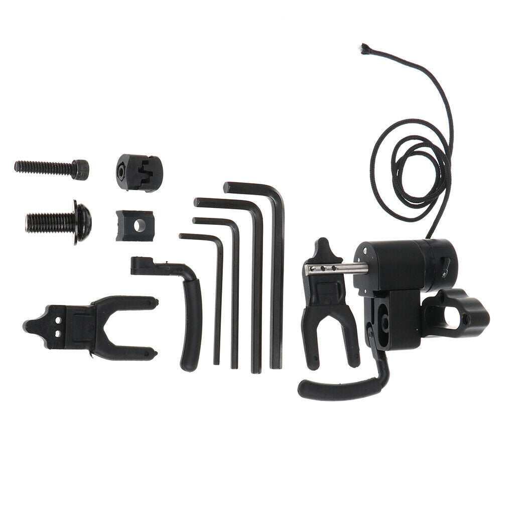 Aluminum Alloy Hunting Archery Compound Bow Fall Drop Away Arrow Rest Black