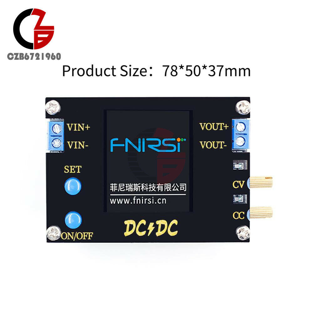 0.5-30V 35W/50W DC-DC Buck/Boost Converter Adjustable CC CV Power Supply Module