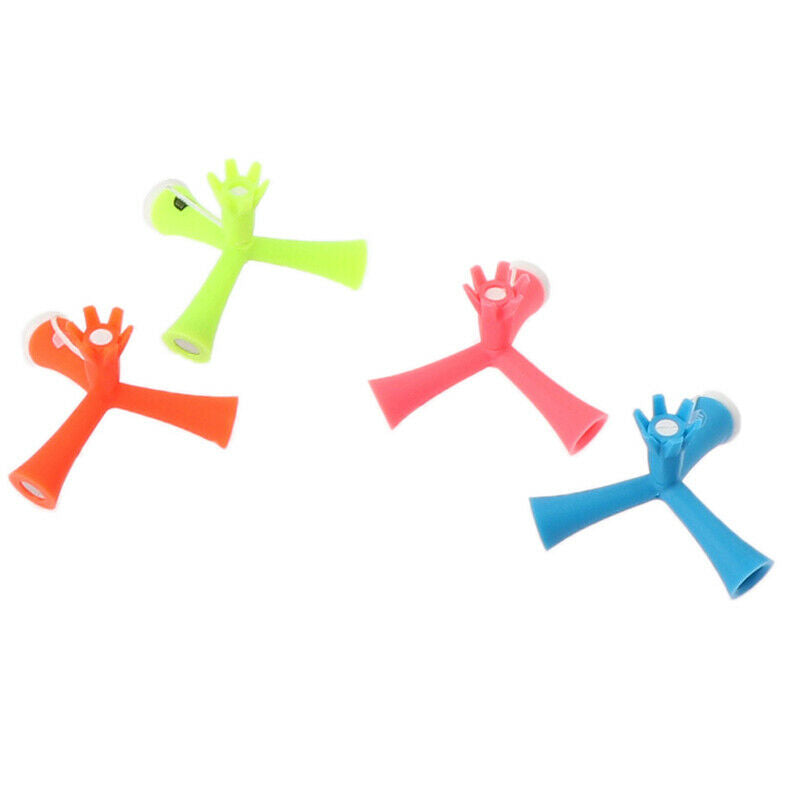 Golf Tee Ball Holder Anti-flying Rotatable Tripod Aids Adjustable Height .l8