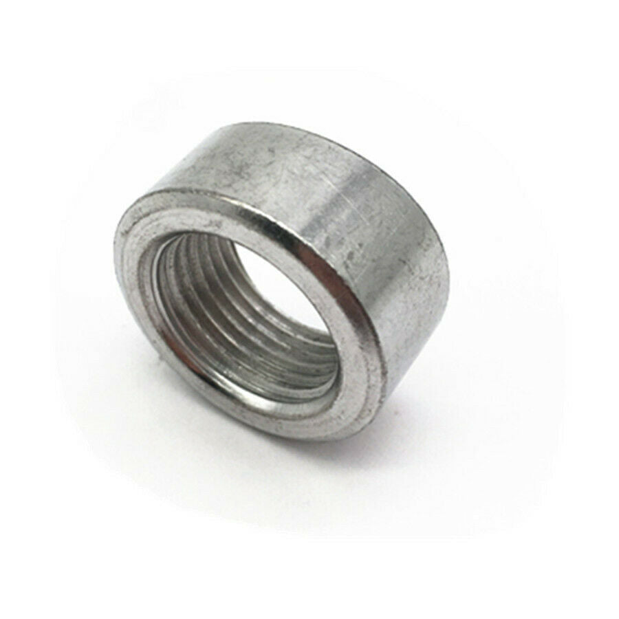 M18 X 1.5 Thread  O2 Oxygen Sensor Step Style Bung Port Boss Nut w/Zinc Plug