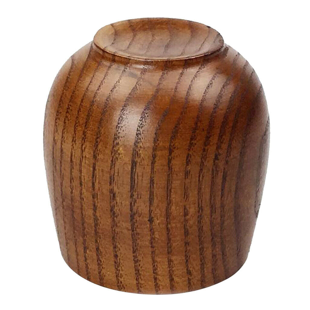 Primitive Handmade Wooden Drinking Cup Coffee Mug Tea Cup Breakfast Beer Milk 8x