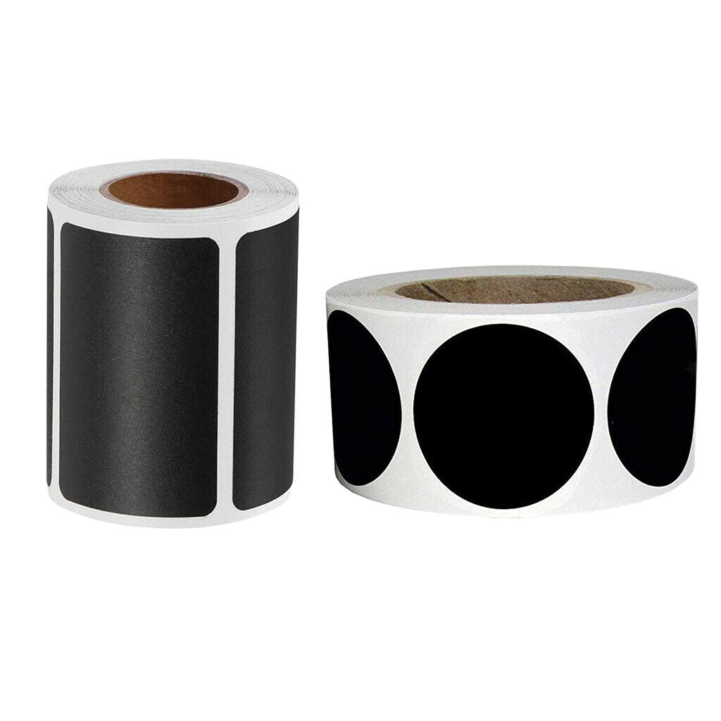 2Roll Blackboard Stickers Storage Stickers for Glass Food Kitchen Supplies