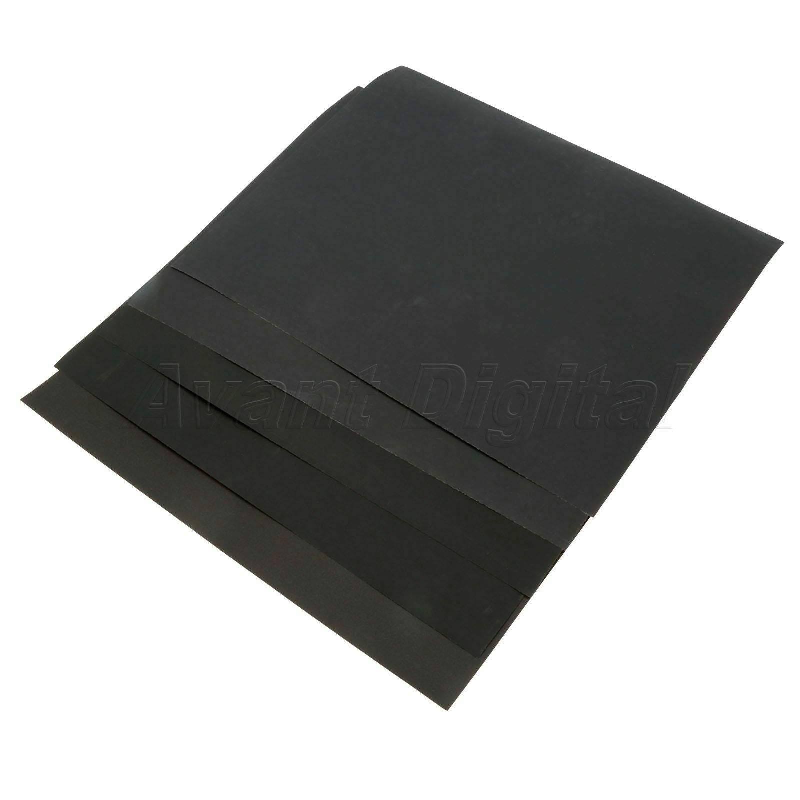 Waterproof Abrasive Paper Grit P600 P1000/P1500/P2000 Rectangular Sandpaper 5pcs