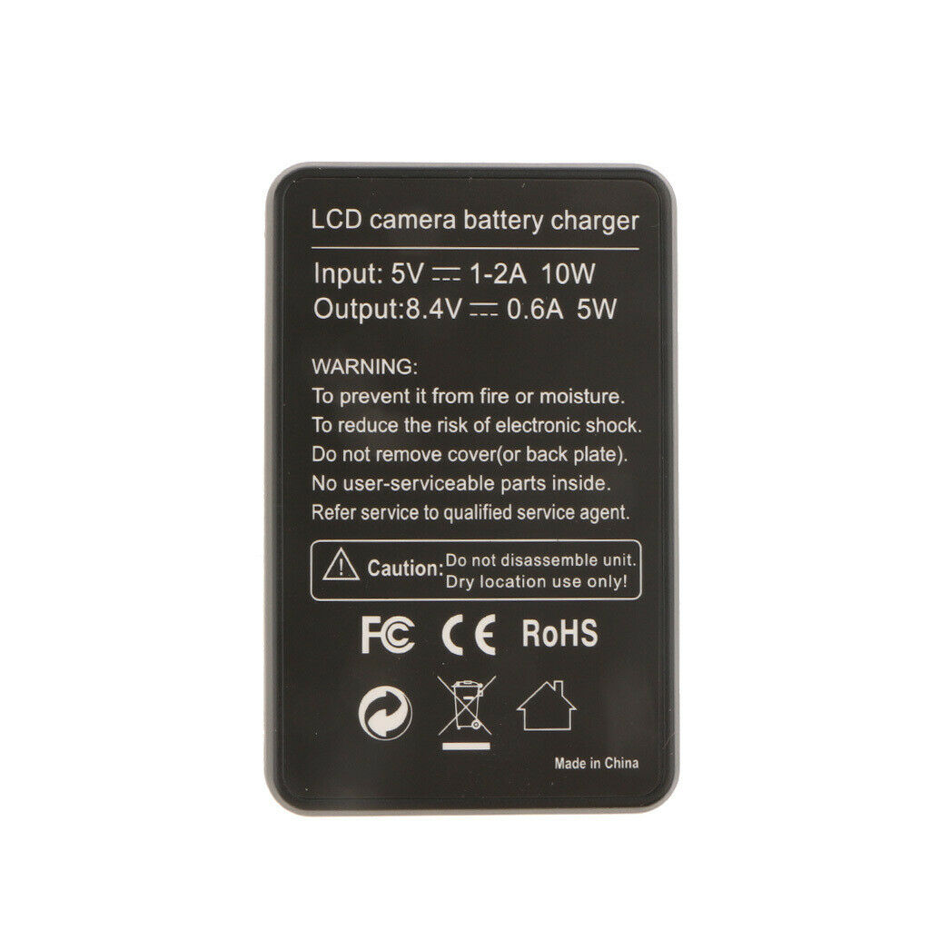 BP808 Replacement Battery Charging Charger USB Cable Cord for Canon FS100