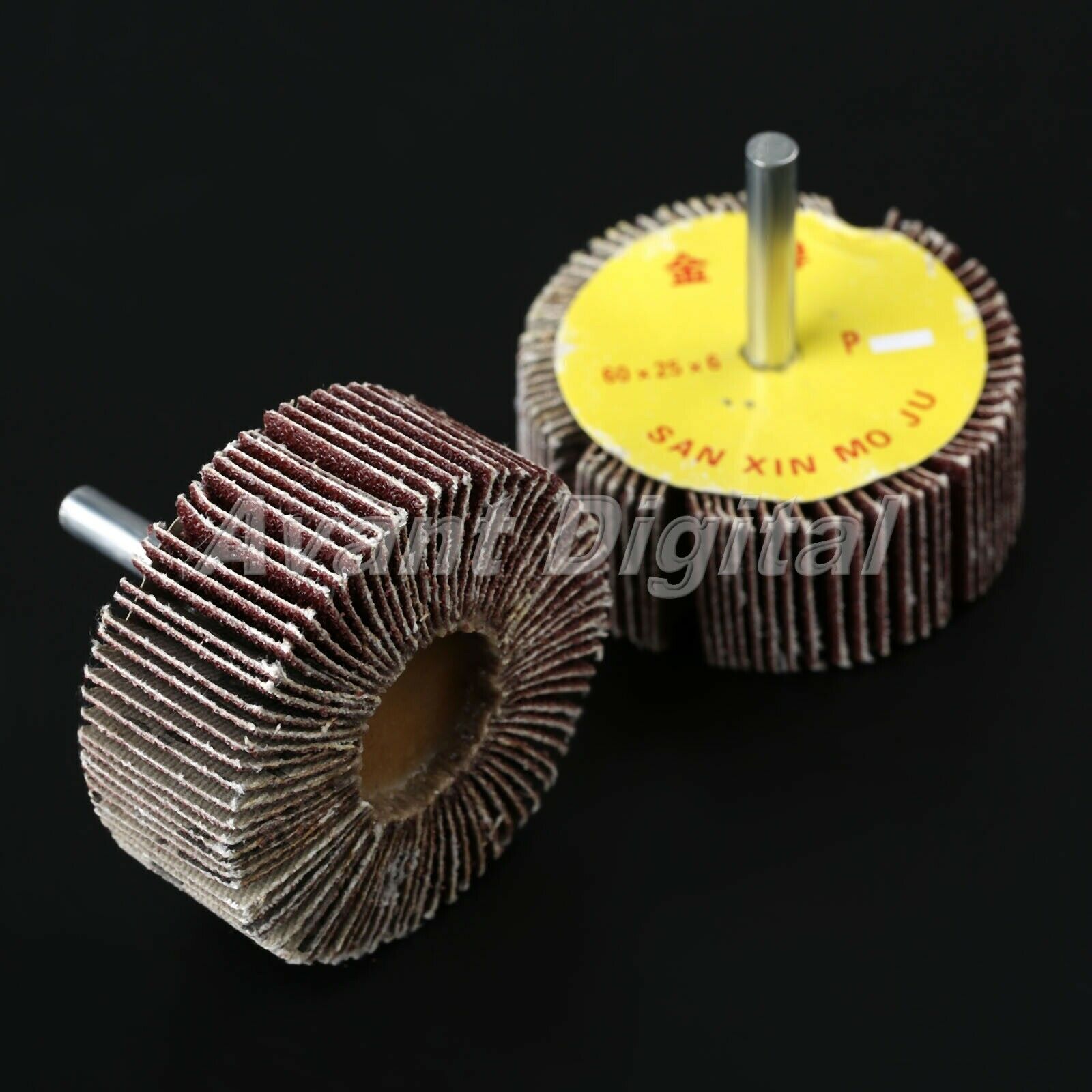 60mm Aluminum Oxide Flap Wheel Grinding Sandpaper Grinder Polishing Tool 80 Grit