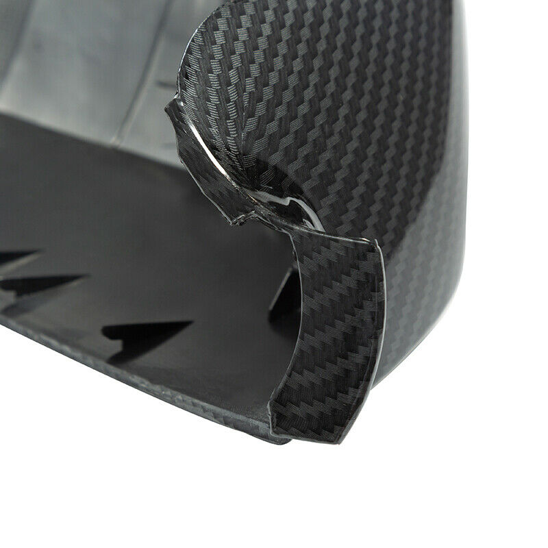 For BMW E60 E61 E63 E64 08-10 Left Side Rear View Mirror Cover Caps Carbon Fiber
