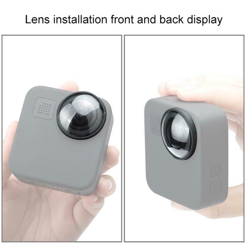 2x Acrylic Camera Lens Cap Dustproof Protective Cover Anti-scratch for GoProMax