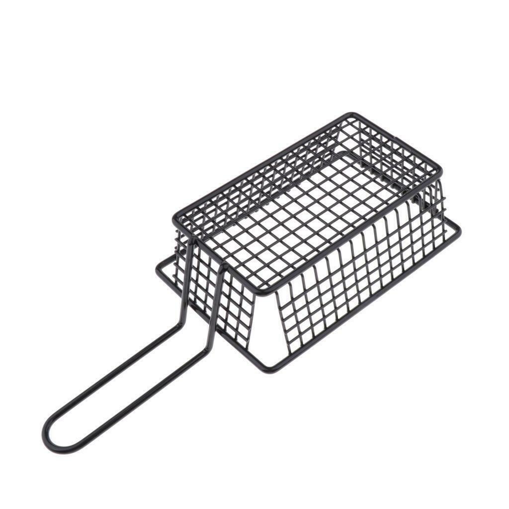 Black Food Basket For Chip Fries & Burger Serving Basket Fruit Bowl D