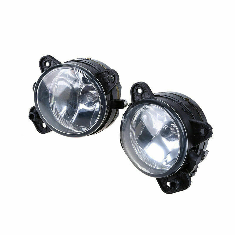 1 Pair 9006 Bulb Front Fog Light Lamp Clear for VW Polo 9N Crafter 2005-2009