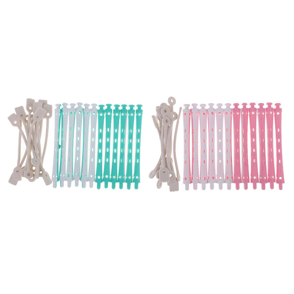 24pcs Hair Perm Rods Perm Roller DIY Hair Styling Hairdresser Accessories