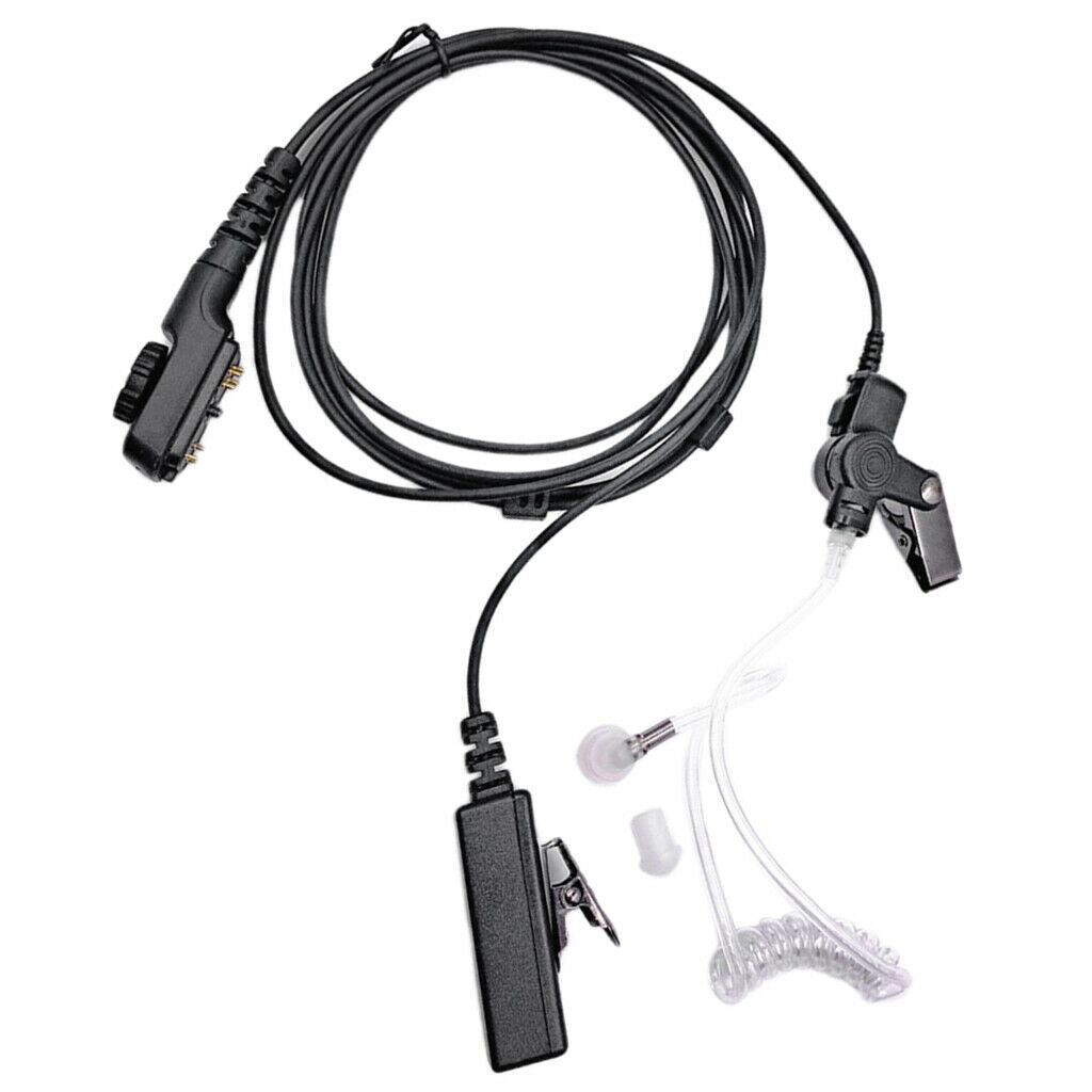 Air Tube Earpiece Headset Mic for Hytera HYT PD700 PD700G PD702
